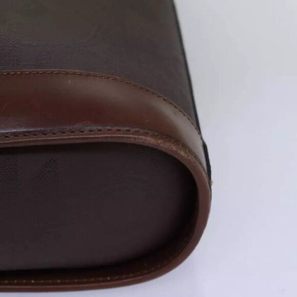 Christian Dior Trotter Canvas Shoulder Bag PVC Brown Auth yk12486 - Picture 12 of 14